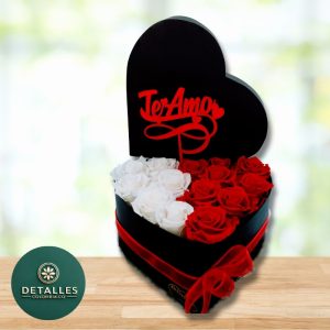 corazon rosas