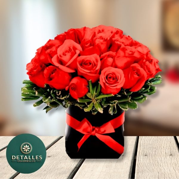 Arreglo rosas rojas