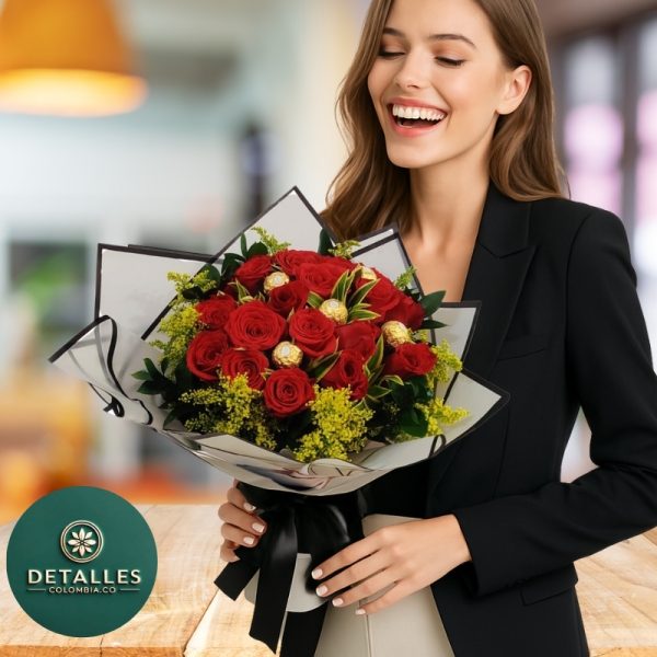 Bouquet rosas rojas ibague